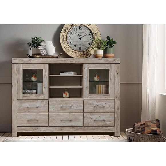 კარადა «გრანდე» პ6.606.0.07 (П606.07), ადგილი: ლდსპ, ფერი: იუკონ მუხა