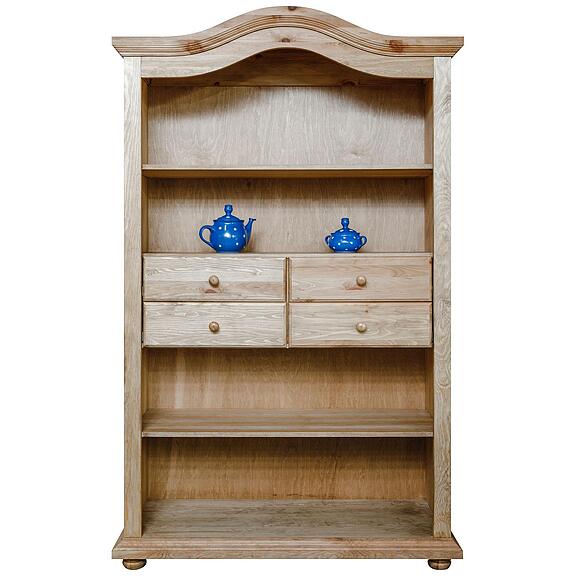 Стеллаж «Лотос» БМ2.701.1.24(2187), Материал: Массив (сосна), Цвет: Искусственное старение