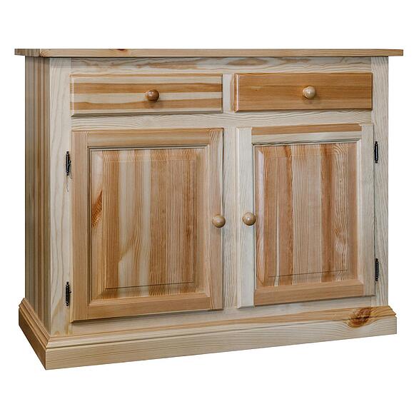 Тумба 2д «Лотос» БМ2.701.4.35(1074), Материал: Массив (сосна), Цвет: Сосна натуральная