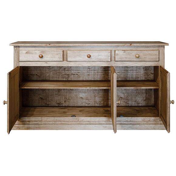 Тумба 3д «Лотос» БМ2.701.4.36(1075), Материал: Массив (сосна), Цвет: Искусственное старение