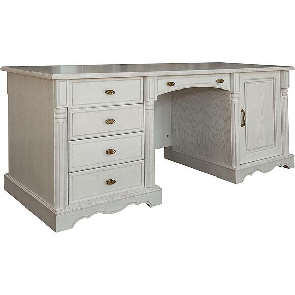 Стол письменный 2т «Паола» БМ2.671.2.47(2171), Материал: Массив (дуб), Цвет: Розовый пепел