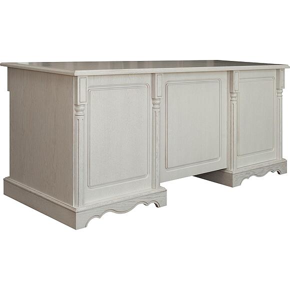 Стол письменный 2т «Паола» БМ2.671.2.47(2171), Материал: Массив (дуб), Цвет: Розовый пепел