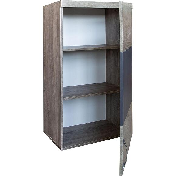 ჩამოსაკიდი კარადა «ამარანტი» პ563.06, ადგილი: ლდსპ, ფერი: მუხა თამბაქო სინქრო + შაგრენის გრაფიტი