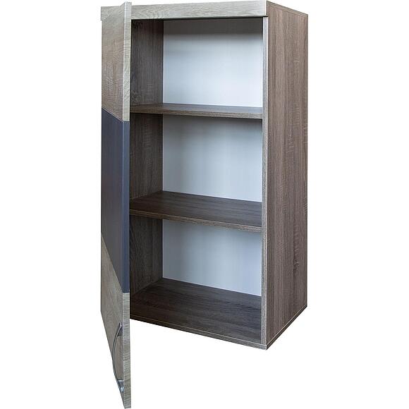 ჩამოსაკიდი კარადა «ამარანტი» პ563.06-01, ადგილი: ლდსპ, ფერი: მუხა თამბაქო სინქრო + შაგრენის გრაფიტი