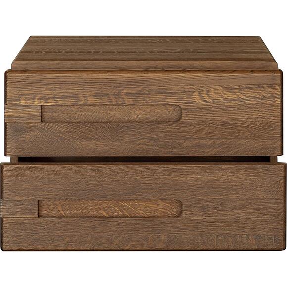 Тумба прикроватная «Хедмарк» БМ2.761.1.30/01(2212/2212-01), Материал: Массив (дуб), Цвет: Венге