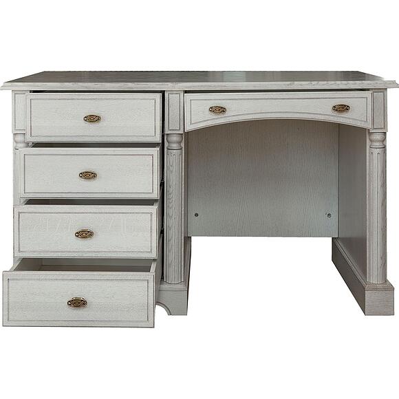 Стол письменный «Паола» БМ2.671.2.46/-01(2170/2170-01), Материал: Массив (дуб), Цвет: Розовый пепел