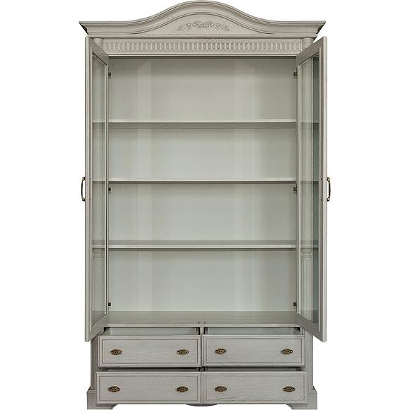 წიგნების კარადა 2დ «პაოლა» ბმ2.671.2.20(2151), ადგილი: მასიური მუხა, ფერი: ვარდისფერი ნაცარი