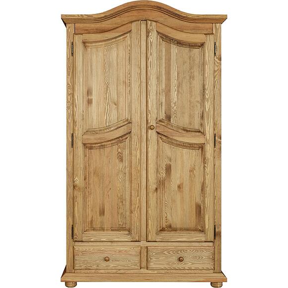 Шкаф для одежды 2д «Лотос» БМ2.701.1.43(2190), Материал: Массив (сосна), Цвет: Искусственное старение