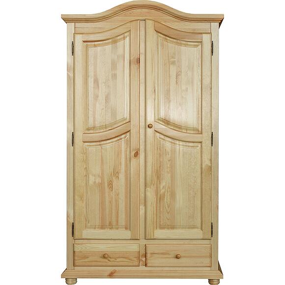 Шкаф для одежды 2д «Лотос» БМ2.701.1.43(2190), Материал: Массив (сосна), Цвет: Сосна натуральная