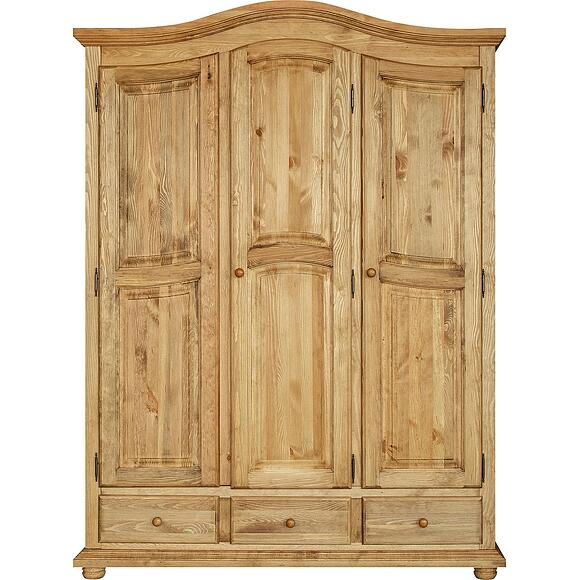 Шкаф для одежды 3д «Лотос» БМ2.701.1.44(2191), Материал: Массив (сосна), Цвет: Искусственное старение