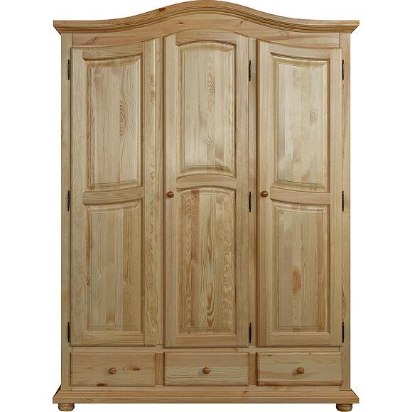 Шкаф для одежды 3д «Лотос» БМ2.701.1.44(2191), Материал: Массив (сосна), Цвет: Сосна натуральная
