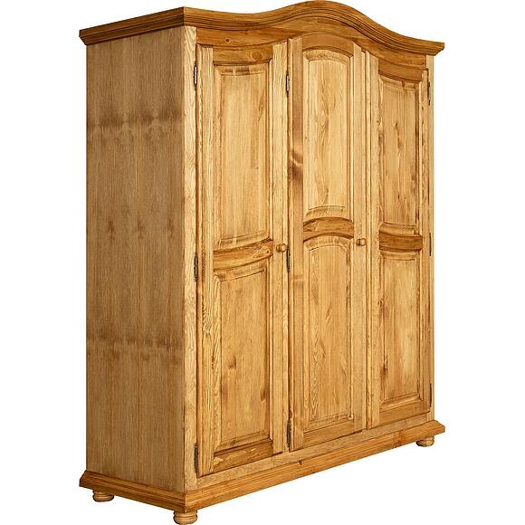Шкаф для одежды 3д «Лотос» БМ2.701.1.03(1092), Материал: Массив (сосна), Цвет: Искусственное старение