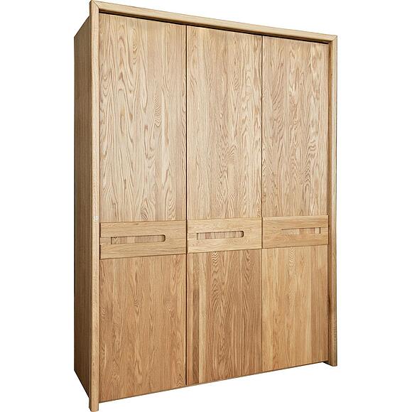 Шкаф для одежды 3д «Хедмарк» БМ2.761.1.03(2259), Материал: Массив (дуб), Цвет: Дуб натуральный
