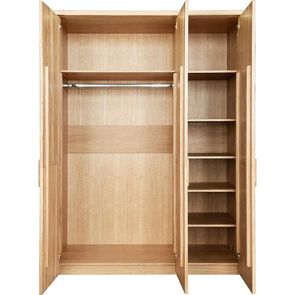 Шкаф для одежды 3д «Хедмарк» БМ2.761.1.03(2259), Материал: Массив (дуб), Цвет: Дуб натуральный