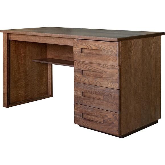 Стол письменный «Хедмарк» БМ2.761.2.46/01(2350/2350-01), ადგილი: მასიური მუხა, ფერი: ვენგე