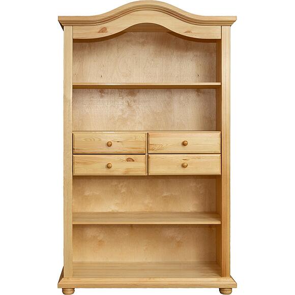 Стеллаж «Лотос» БМ2.701.1.24(2187), Материал: Массив (сосна), Цвет: Сосна натуральная