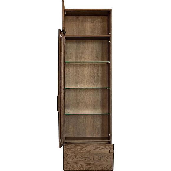 კარადა-ვიტრინა «ჰედმარკი» ბმ2.761.0.77-01, ადგილი: მასიური მუხა, ფერი: ვენგე