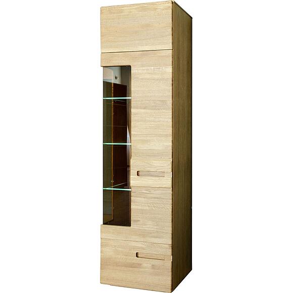 კარადა-ვიტრინა «ჰედმარკი» ბმ2.761.0.77-01, ადგილი: მასიური მუხა, ფერი: ნატურალური მუხა