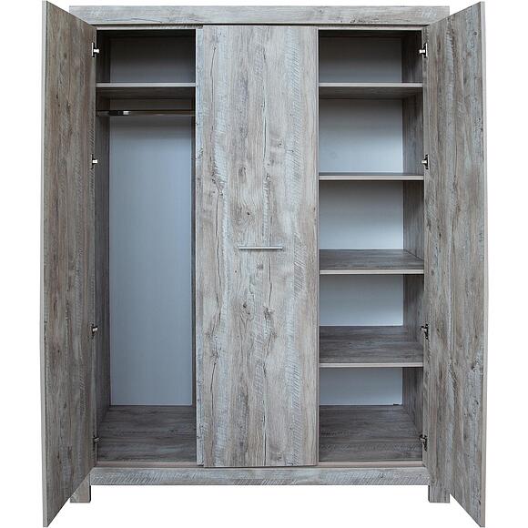 ტანსაცმლის კარადა «გრანდე» პ6.606.1.01 (П622.01), ადგილი: ლდსპ, ფერი: იუკონ მუხა