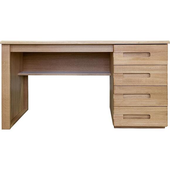 Стол письменный «Хедмарк» БМ2.761.2.46/01(2350/2350-01), ადგილი: მასიური მუხა, ფერი: ნატურალური მუხა