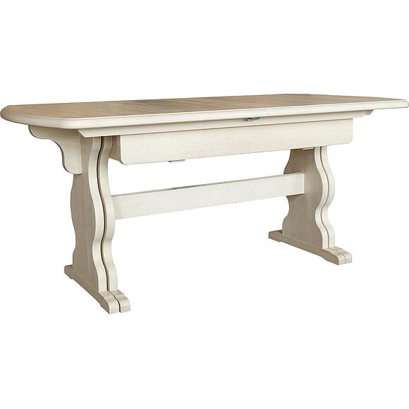 Стол обеденный «TAB MA» БМ2.804.4.42(1857) - sale, Материал: Массив (сосна), Цвет: Брашированный крем