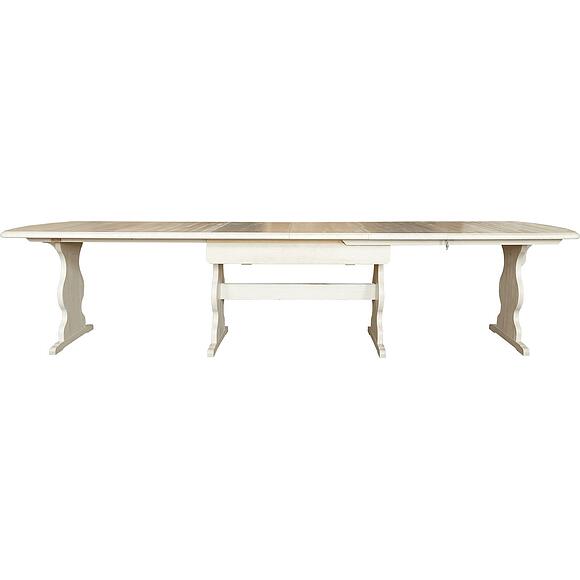 Стол обеденный «TAB MA» БМ2.804.4.42(1857) - sale, Материал: Массив (сосна), Цвет: Брашированный крем