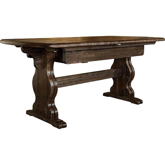 Стол обеденный «TAB MA» БМ2.804.4.42(1857) - sale, Материал: Массив (сосна), Цвет: Брашированный мокко