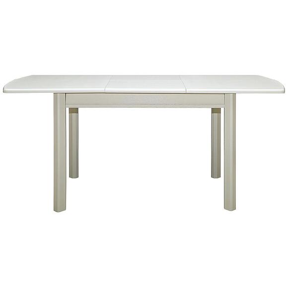 სასადილო მაგიდა «პოლო» პ4.257.4.07 (პ257.07), ადგილი: მდფ+შპონი, ფერი: სპილოს ძვლის ფერი