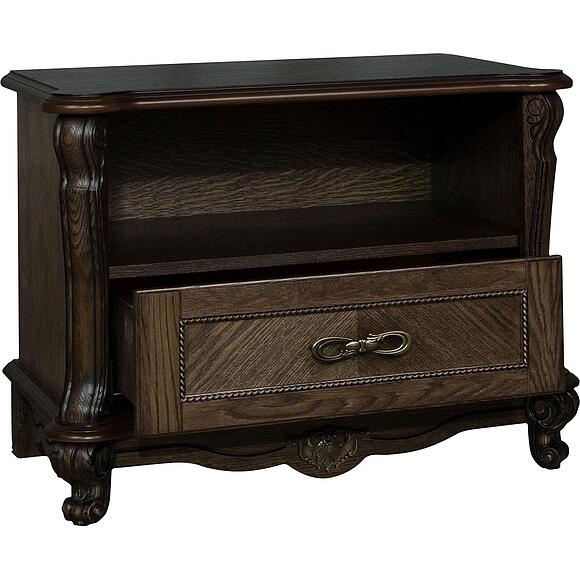 Тумба «Алези» П1.350.0.16 (П350.16), Материал: Массив (дуб), Цвет: Табак