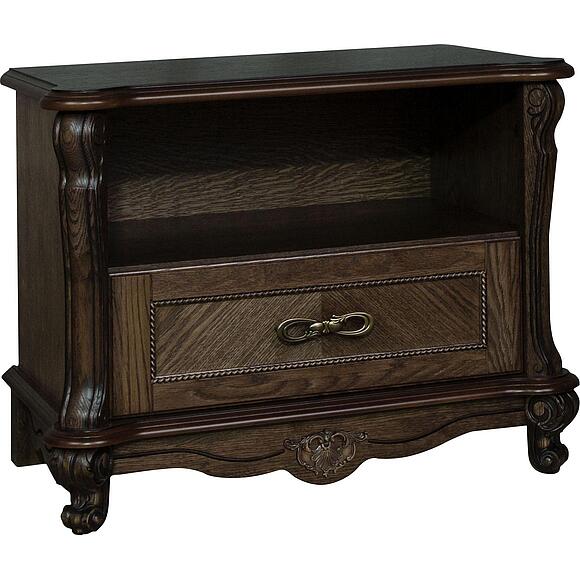 Тумба «Алези» П1.350.0.16 (П350.16), Материал: Массив (дуб), Цвет: Табак