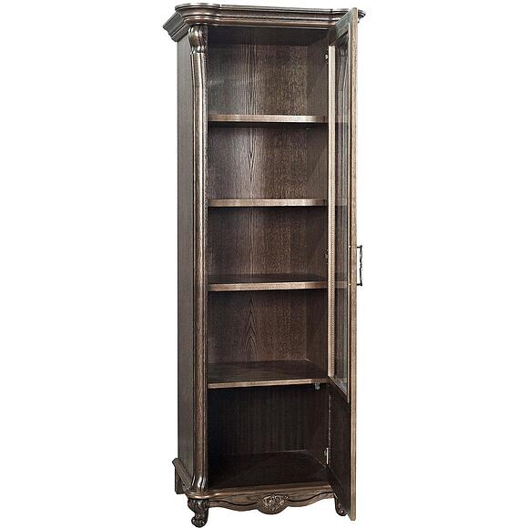 კარადა «ალეზი» П1.350.0.23/П1.350.0.23-01 (П350.23/П350.23-01), ადგილი: მასიური მუხა, ფერი: თამბაქო