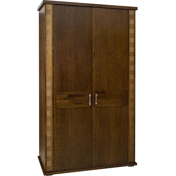 ტანსაცმლის კარადა «ტუნისი» პ6.343.1.06 (П344.06), ადგილი: დსპ+შპონი, ფერი: ბლისფერი ოქროსფერი ორნამენტებით