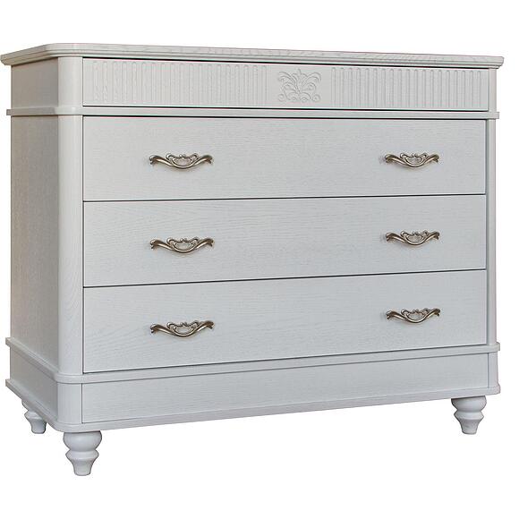 Комод «Юстина» БМ2.691.1.31(2361), Материал: Массив (дуб), Цвет: Молоко