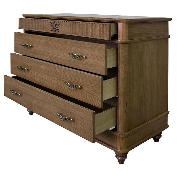 Комод «Юстина» БМ2.691.1.31(2361), Материал: Массив (дуб), Цвет: Орех