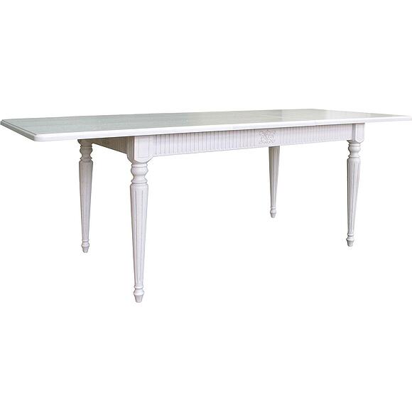 Стол обеденный «Юстина» БМ2.691.4.42(2337), Материал: Массив (дуб), Цвет: Молоко