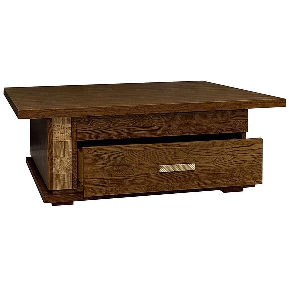 Стол журнальный «Тунис» П343.04Ш, ადგილი: დსპ+შპონი, ფერი: ბლისფერი ოქროსფერი ორნამენტებით