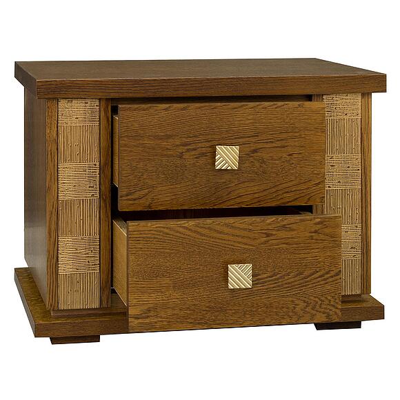 Тумба прикроватная «Тунис» П6.343.1.04 (П344.04), Материал: ДСП+шпон, Цвет: Черешня с золочением