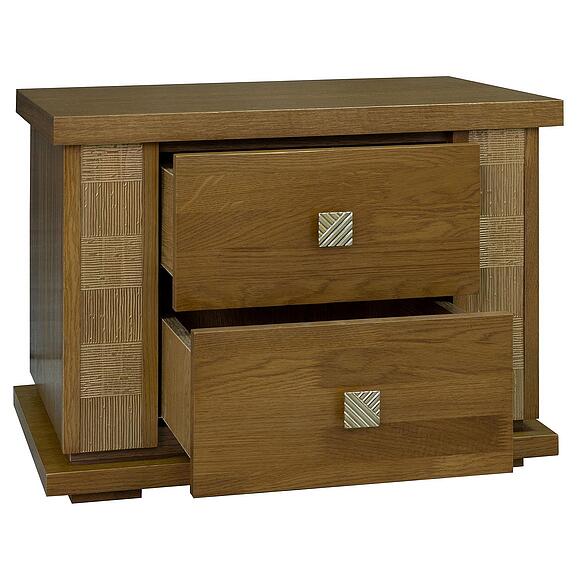 Тумба прикроватная «Тунис» П6.343.1.04 (П344.04), Материал: ДСП+шпон, Цвет: Медовый с золочением