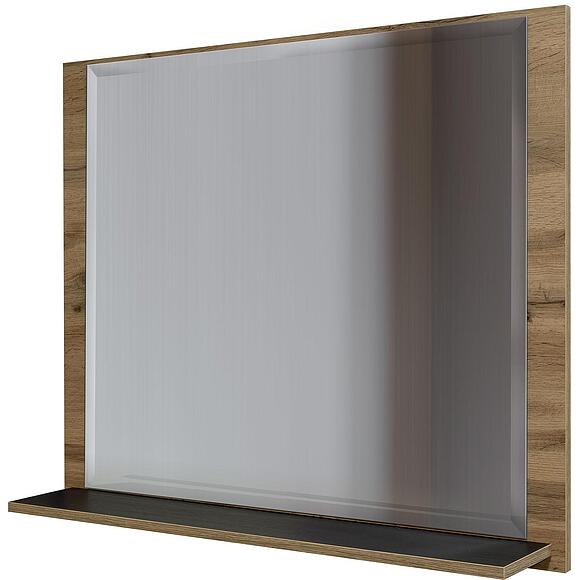 კედლის სარკე «ბლექვუდი» პ3.556.3.34(570.04), ადგილი: ლდსპ, ფერი: მუხის ვოტანი + შავი