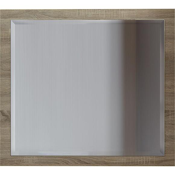 Зеркало настенное «Амаранти» П571.06, Материал: ЛДСП, Цвет: Дуб тобакко синхро + Шагрень графит