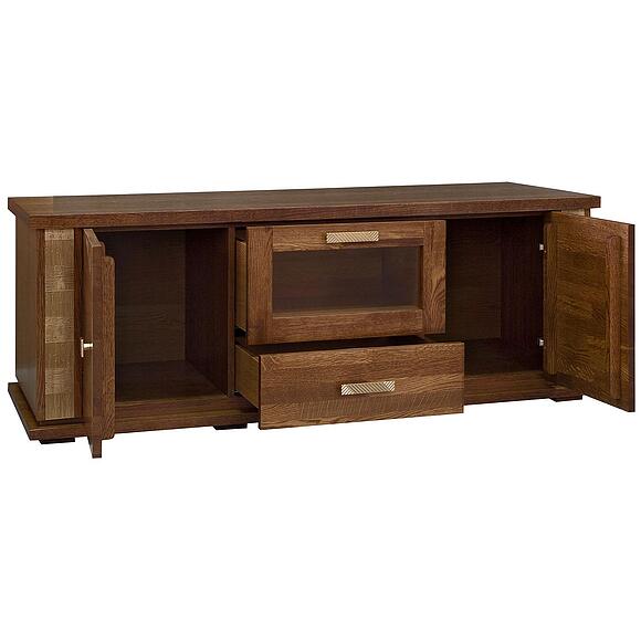 ტვ ტუმბო «ტუნისი» პ6.343.0.14 (343.14შ), ადგილი: მდფ+შპონი, ფერი: ბლისფერი ოქროსფერი ორნამენტებით