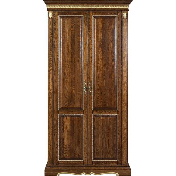 Шкаф «Милана 10» П4.265.1.10(294.10), Материал: Массив (дуб), Цвет: Черешня с золочением