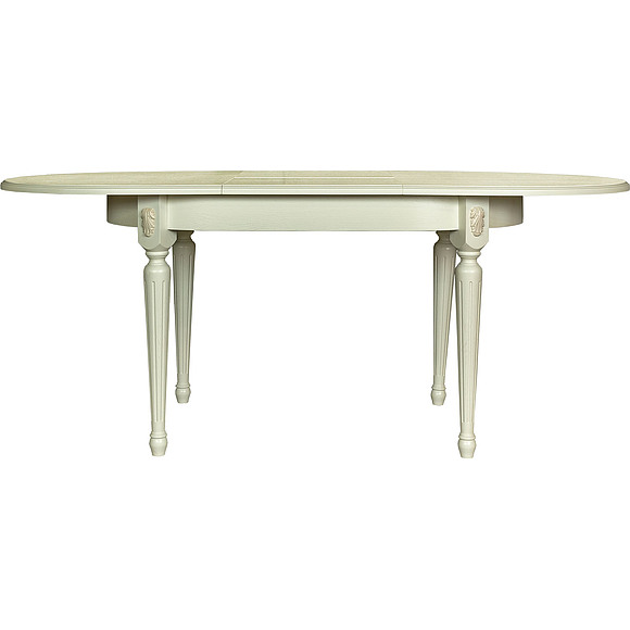 Стол «Милана 10» П4.265.0.24(313.02), Материал: Массив (дуб), Цвет: Слоновая кость