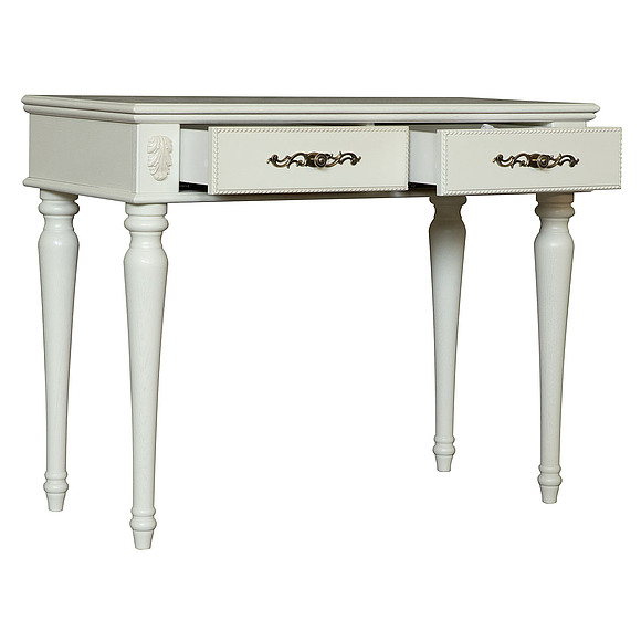 მაგიდა «მილანა 22ტს» პ4.265.1.22(294.22ს), ადგილი: მასიური მუხა, ფერი: სპილოს ძვლის ფერი