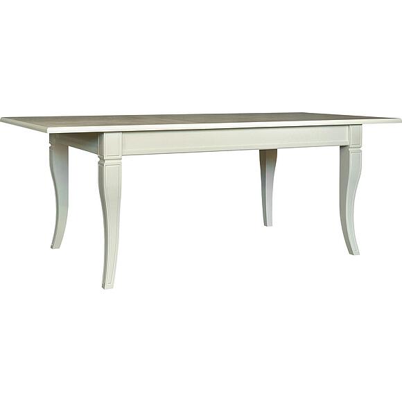 სასადილო მაგიდა «კინგი» პ4.193.4.03 (პ613.03), ადგილი: მასიური მუხა, ფერი: სპილოს ძვლის ფერი