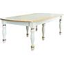Table «Verdi Classic» P3.0487.4.38, Material: solid oak, Color: ivory+gold