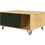 Coffee table «Roksi» P6.948.0.09, Material: ldsp, Color: Green Soft+Country Oak Golden