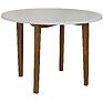 Dining table «Dionis» P8.930.4.01, Material: solid oak, Color: Ivory + rustic
