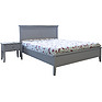 Bed 2-16 «Garda» BM2.779.1.10, Material: Solid pine, Color: Nirvana, Size: 2000х1600 мм, Dimension: 1737×2095×1117