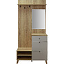 Combined cabinet «Simpl» P7.058.3.10, Material: ldsp, Color: Persidskii zhemchug + country oak golden